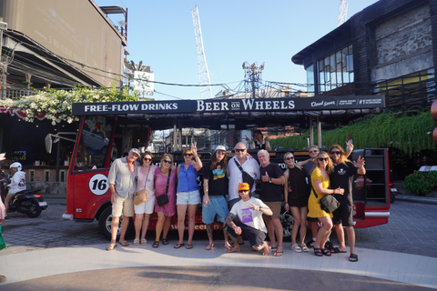 Bali: 2-Hour Beer Bus Party in Kuta & Legian Happy Hour Beer