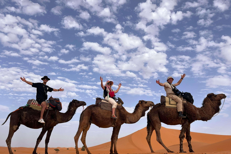 From Fes to Marrakech: 3-Day Merzouga Desert Tour Shared Desert Tour With Standard Camp