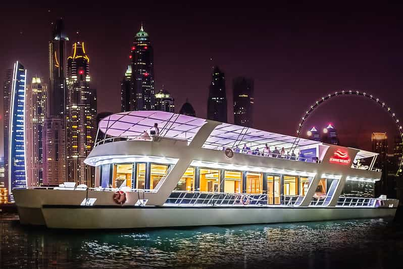 dubai marina luxury two hour yacht tour with dining