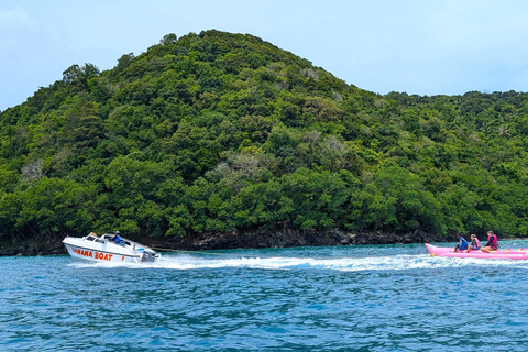 Phuket: Passeio de barco privado para a Ilha Coral e Koh BonOpção 1: Tour particular para a Ilha Coral