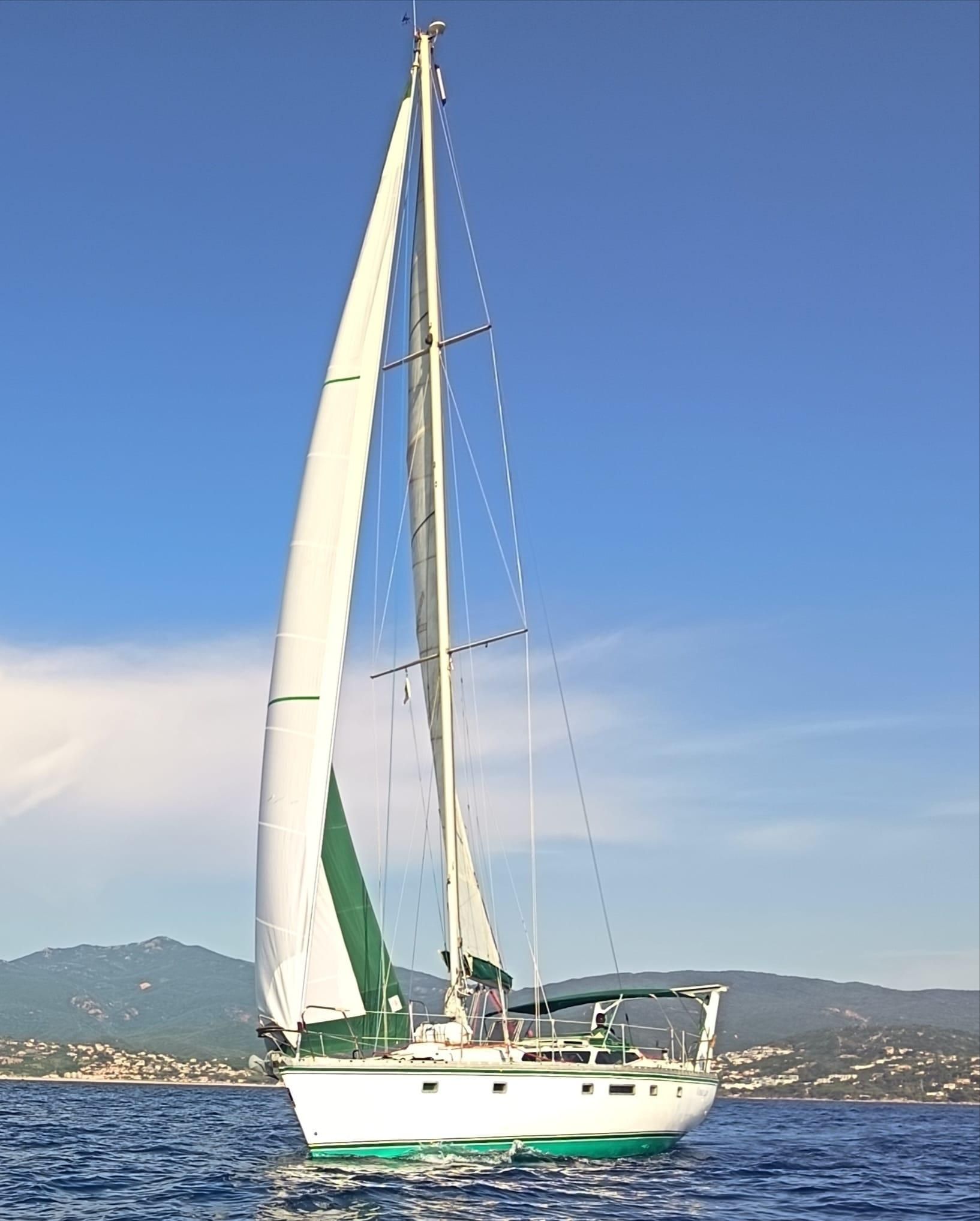 Tageskreuzfahrt im Golf von Ajaccio auf einem bewohnbaren Segelboot