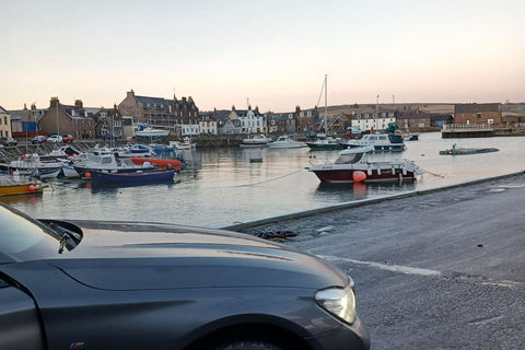 Edimburgo: Alquiler de coches de lujo con conductor y kilometraje ilimitado