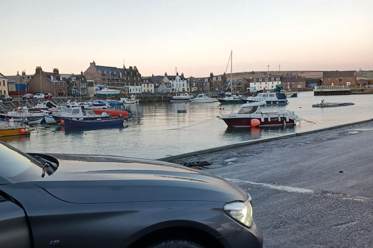 Edimburgo: Noleggio auto e autista di lusso a chilometraggio illimitato