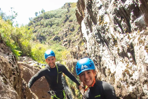 From Aveiro: Guided Canyoning Tour with Hotel Transfers