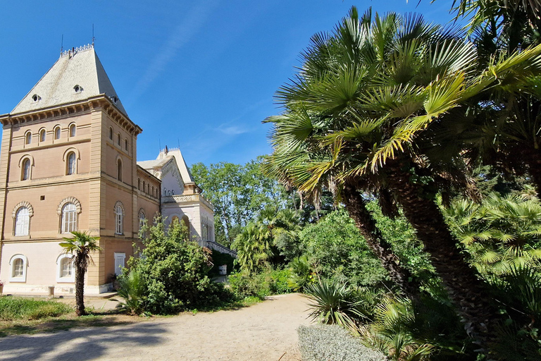 Da Salou: Parco Samá con degustazione di 1 vermouth, servizio di prelievo in hotelDa Salou: Park Samá con 1 degustazione di vermouth, servizio di prelievo in hotel