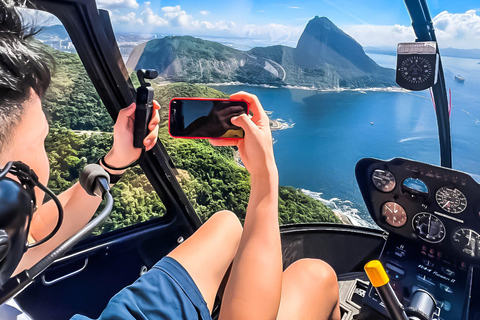 Rio de Janeiro: Hubschrauberflug Christus der Erlöser 30 min