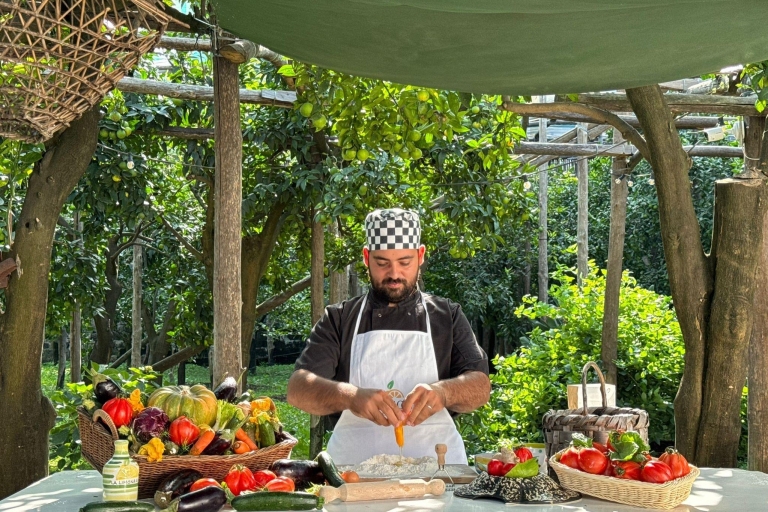 Sorrento: Authentieke Italiaanse kookcursus in een citrusboomgaard