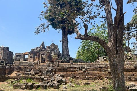 Battambang: Bamboo Train und Fledermaushöhle von Siem Reap aus