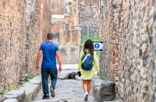 Ab Hafen von Salerno: Entdecke die archäologische Stätte von Pompeji