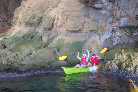 Jávea: Kajaktocht van Granadella Beach naar de zeegrotten