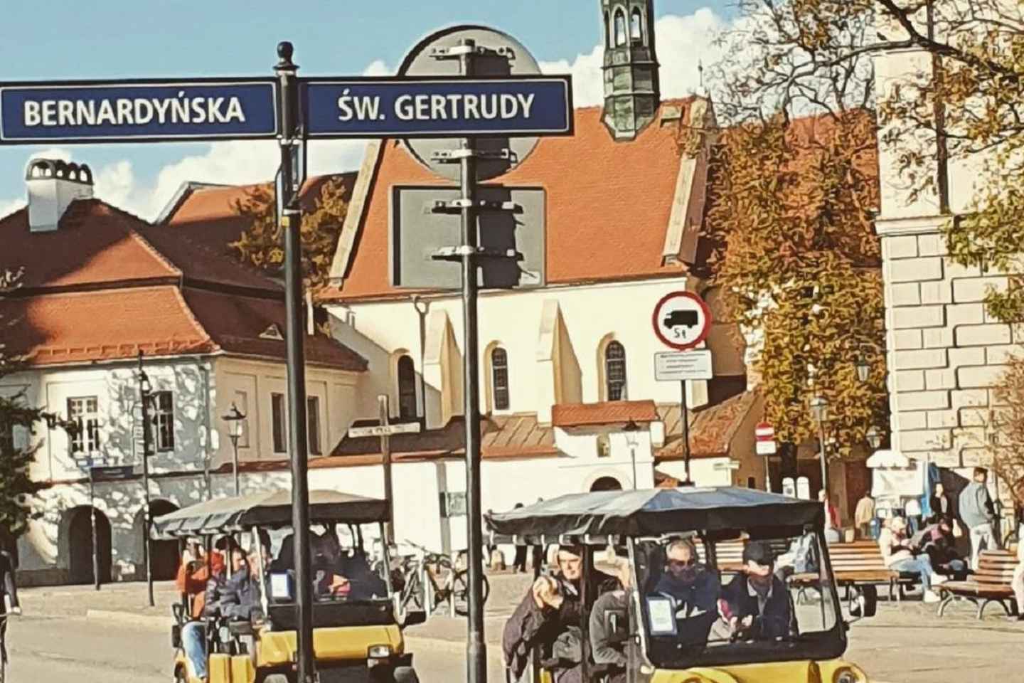 クラクフ市内観光：ゴルフカートで行くプライベートツアー！