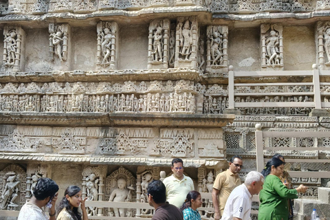 Drop Udaipur From Ahmedabad with Visit Rani Vav & Sun Temple Private Tour with AC Transportation and Dedicated Driver.
