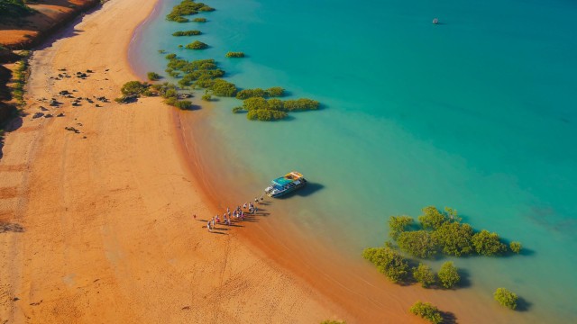 Visit BROOME DINOSAUR ADVENTURE CRUISE - With Tapas and Cocktail in Broome, Australia
