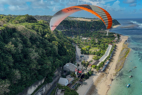 Bali Paragliding:Flight at Pandawa Beach & Tanah Barak Cliff