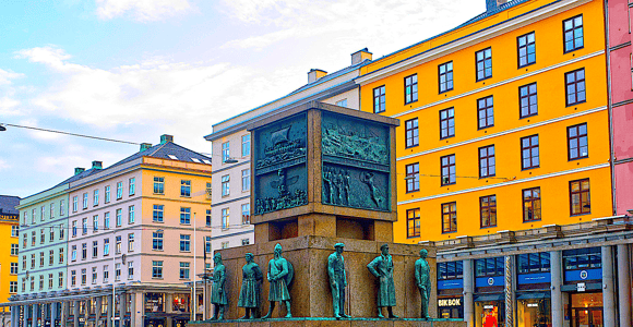 Bergen: Geführter Rundgang mit ortskundigem Guide