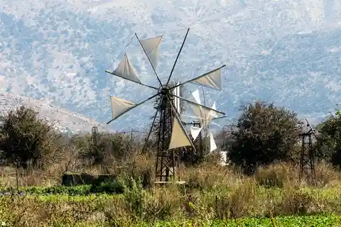 Crète : Road-trip vers le plateau de Lasithi et la ferme du moulin à olives