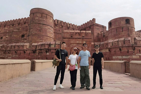 Private Taj Mahal & Agra Day Tour from Delhi with 5* Meal From Delhi: Private AC Car, Driver, Guide & Entry Fees