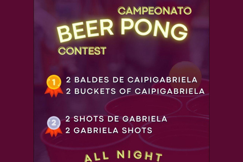 Aula de afrodance + 2 drinques + concurso de beer pong