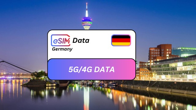 Düsseldorf: Germany eSIM Tourist Roaming Data Plan