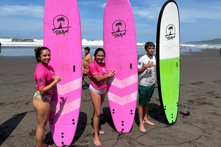 El Tunco Beach: Beginner Surf Lesson with Instructor
