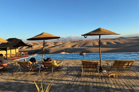 Pase de un día en el desierto de Agafay : Piscina y almuerzo