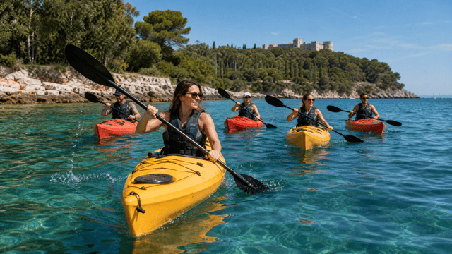 Cannes: Lérins Islands Kayak Rental