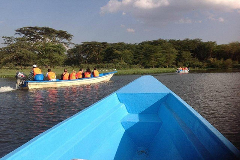 Nairobi: Hell's Gate & Lake Naivasha Day Trip with Boat Ride