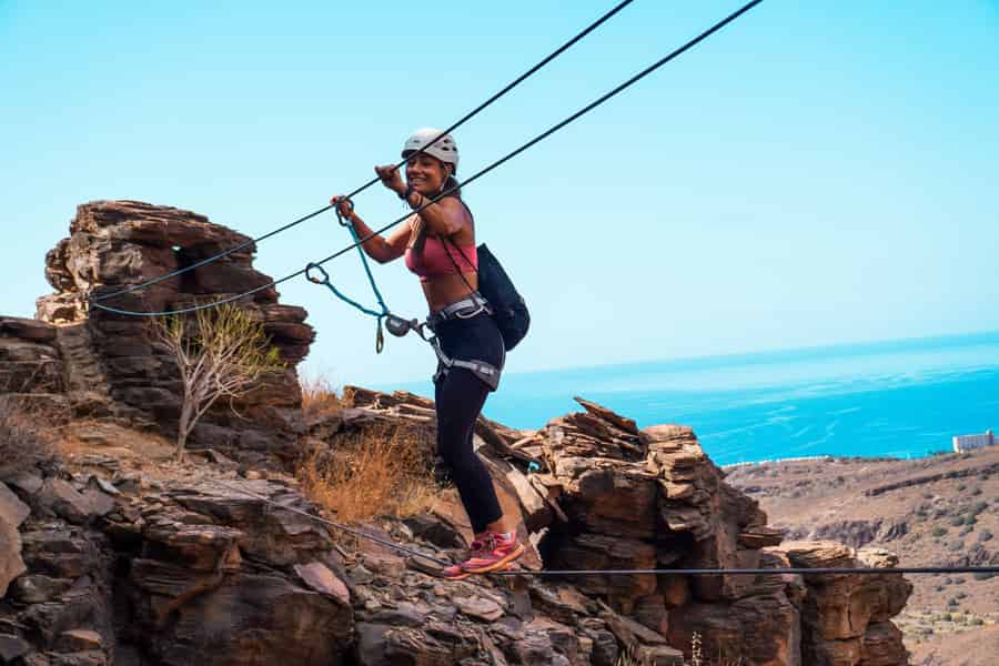 Gran Canaria: Geführter Klettersteig-Ausflug. Foto: GetYourGuide Gran Canaria: Geführter Klettersteig-Ausflug. Foto: GetYourGuide