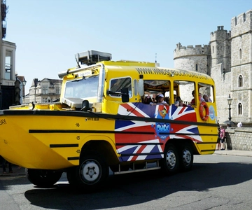 Windsor: Tour turístico en autobús acuático y terrestre anfibio
