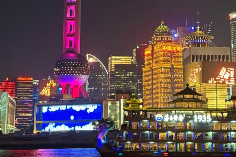 Shanghai Huangpu River Evening Cruise Ticket with Dinner
