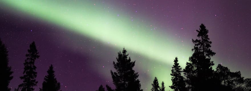 Luleå : randonnée en raquettes pour observer les aurores boréales