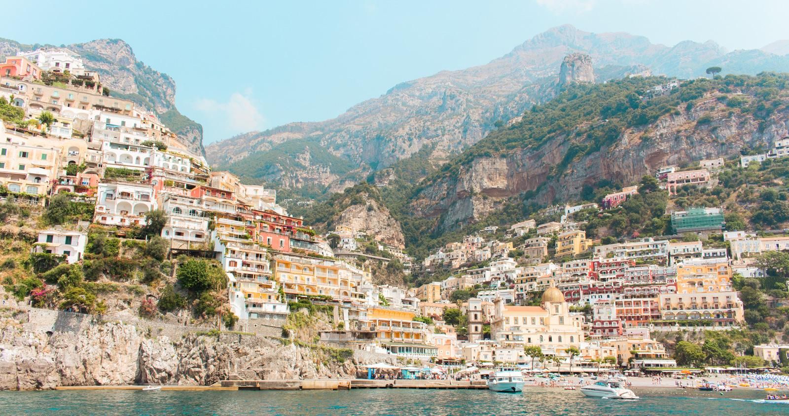 Von Praiano oder Positano: Ganztagestour mit dem Boot zur Amalfiküste