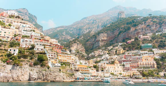From Praiano or Positano: Full-Day Boat Tour to the Amalfi Coast