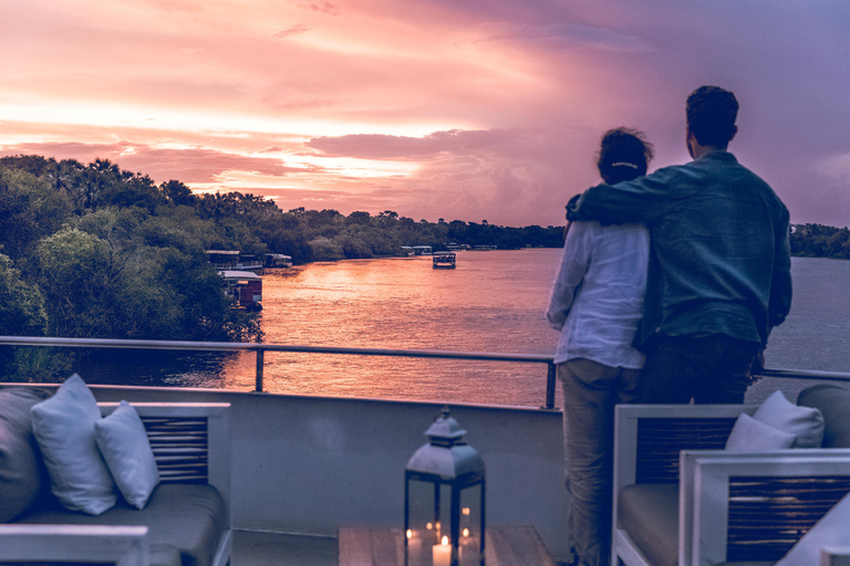 Victoria Falls: Zambezi River Sunset Cruise Signature Deck