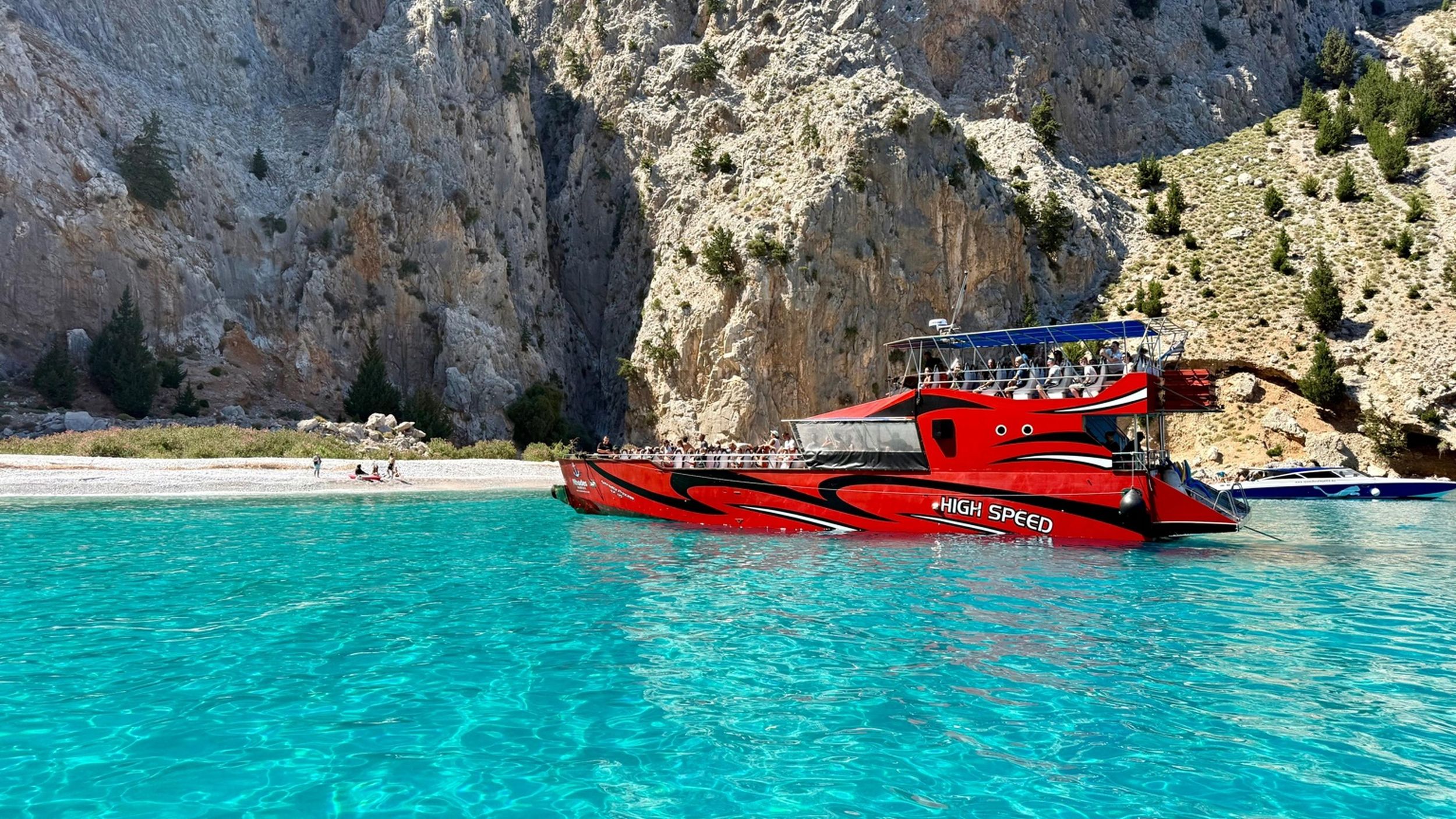 Rhodos: Bootsfahrt nach Symi und zur St. George’s Bay mit Hoteltransfer