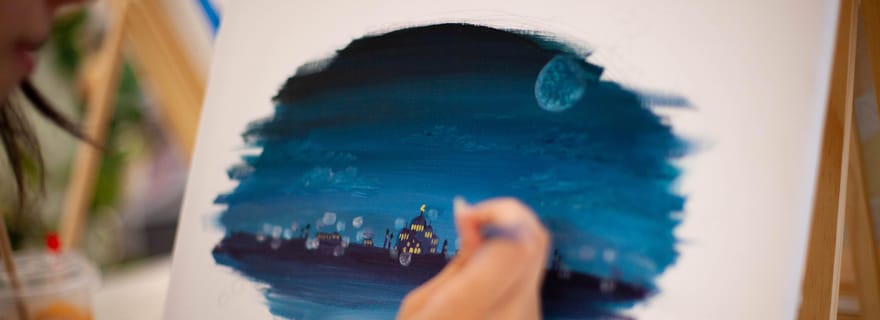 Paris : Expérience de peinture dans un café d'art