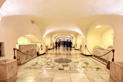 Watykan: Bazylika św. Piotra, podziemia i wejście na kopułęBazylika św. Piotra, wejście na kopułę i zwiedzanie grobowców papieskich