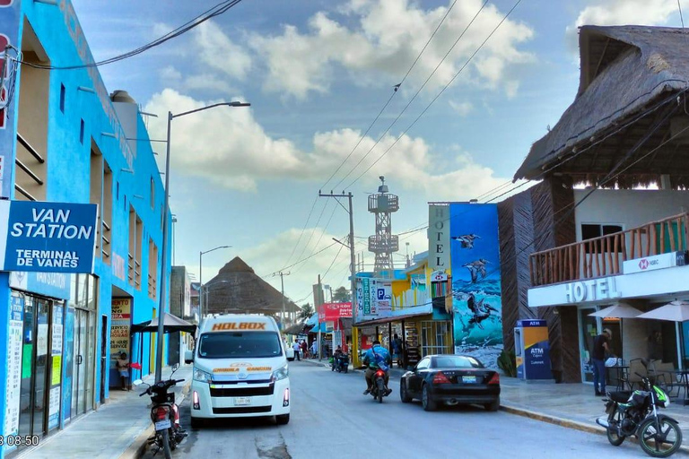 HOLBOX FERRY TO CANCUN DOWNTOWN SHARED SHUTTLE 9:00 HOLBOX FERRY TO CANCUN DOWNTOWN SHARED SHUTTLE