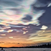 Kiruna : balade arctique en traîneau à chiens en soirée avec pause café suédoise