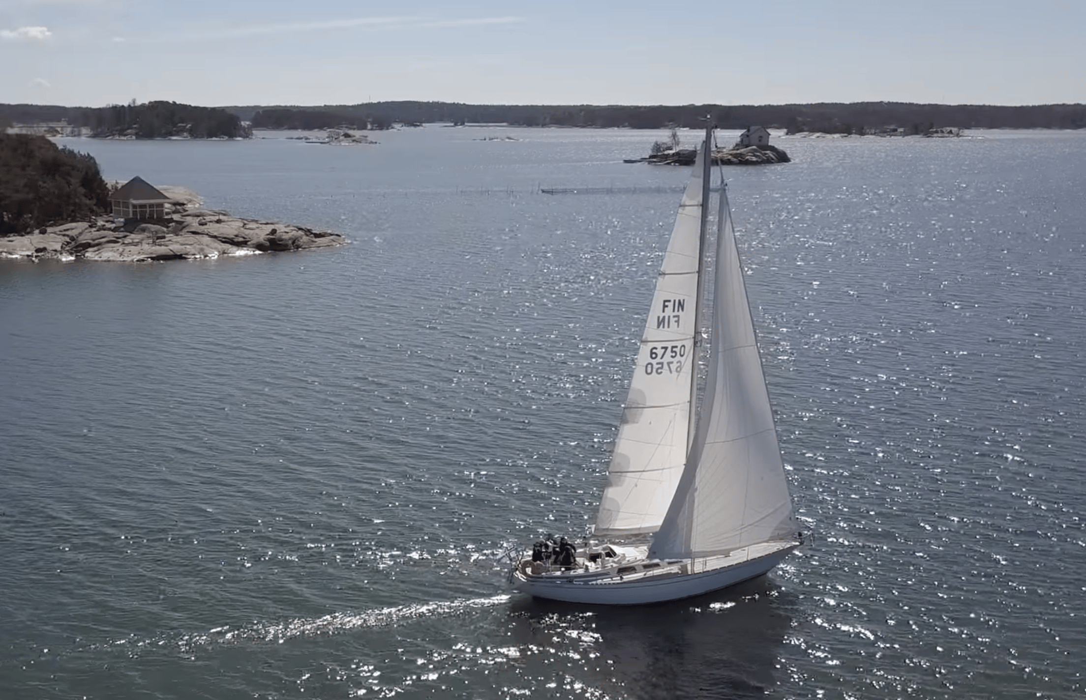 Turku: Private Segeltour im Schärengarten