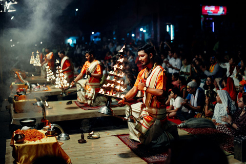 Varanasi: Boat Ride, Walking Tour, and Vegetarian LunchTour guide only