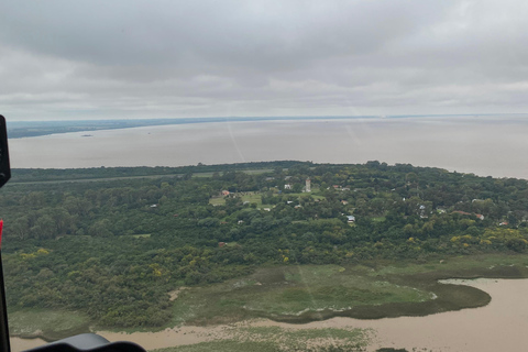 Visit to Martin Garcia Island by helicopter