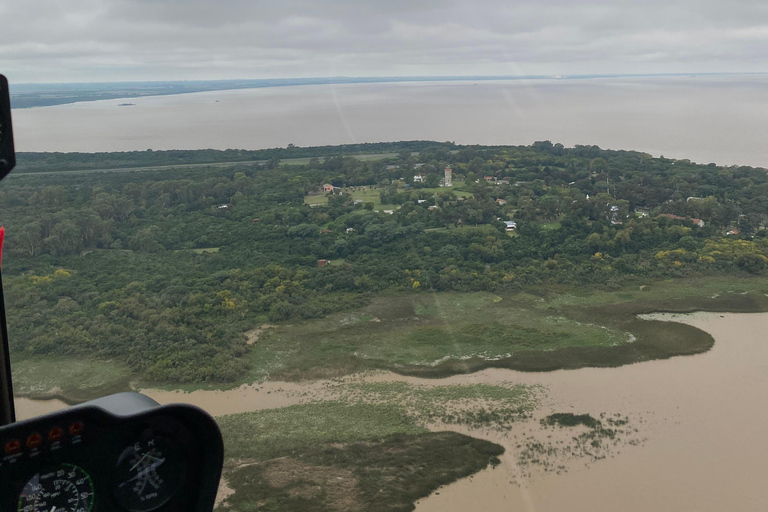 Visit to Martin Garcia Island by helicopter