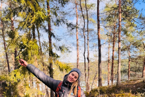 Oslo: Forest Hike with Panoramic Fjord Views and a dog