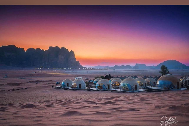 Wadi Rum: Jeep Tour and Overnight Bedouin Camp Experience