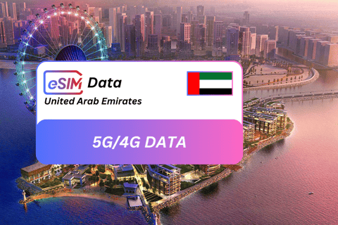 De Dubai: Plano de dados dos Emirados Árabes Unidos para viajantes
