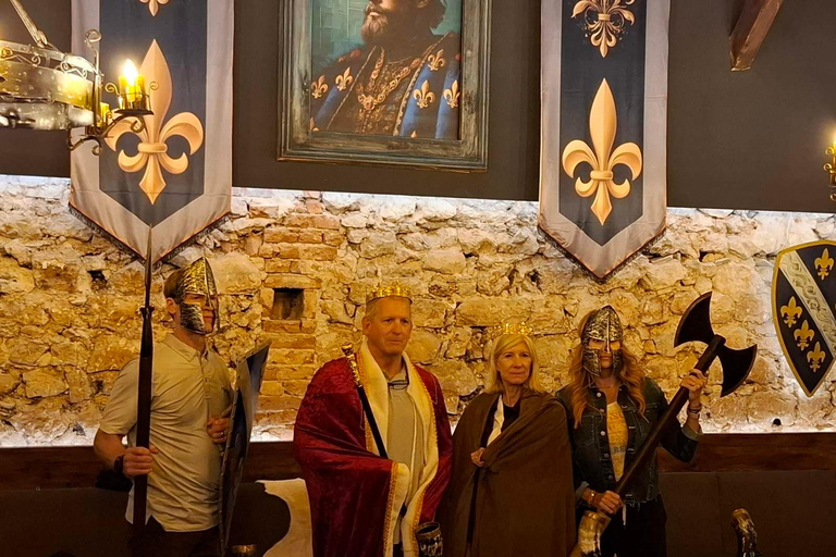 Mostar: Cena Medieval de 3 platos con Bebidas Ilimitadas