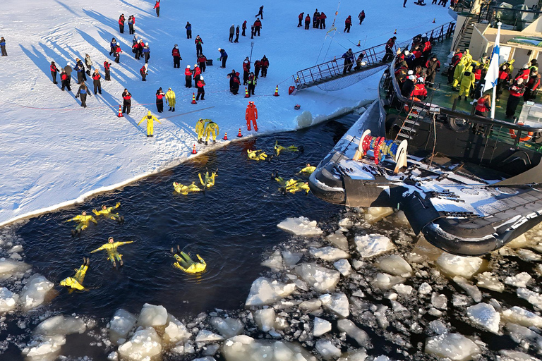 From Rovaniemi: Icebreaker Sampo Cruise and Ice Floating Morning Cruise at 9:00 AM with pickup from Rovaniemi