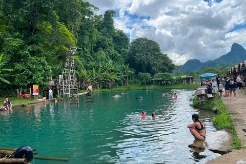 Vang Vieng: Waterfall, Tubing, Angel Cave & Blue Lagoon3