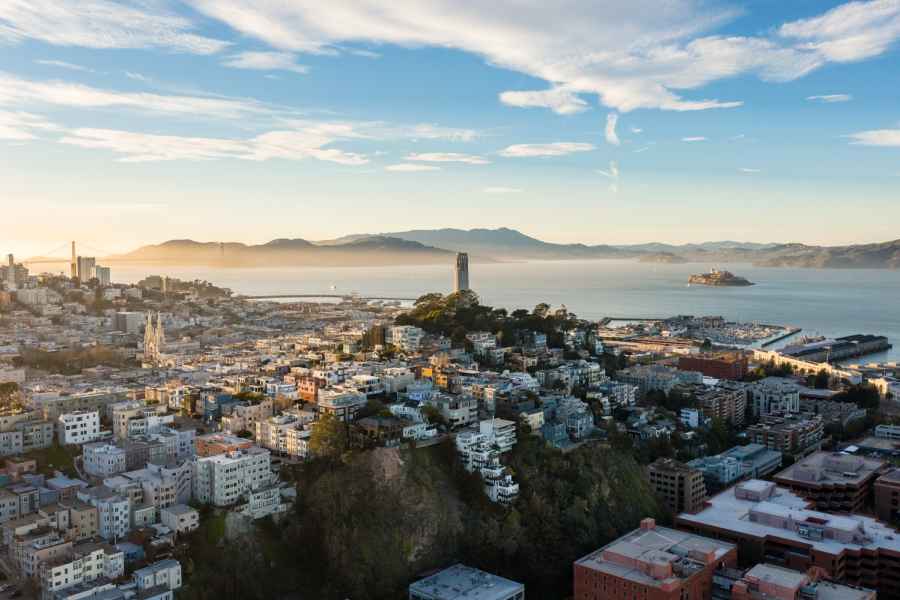 San Francisco: Sonnenuntergangs-Tour mit dem Flugzeug